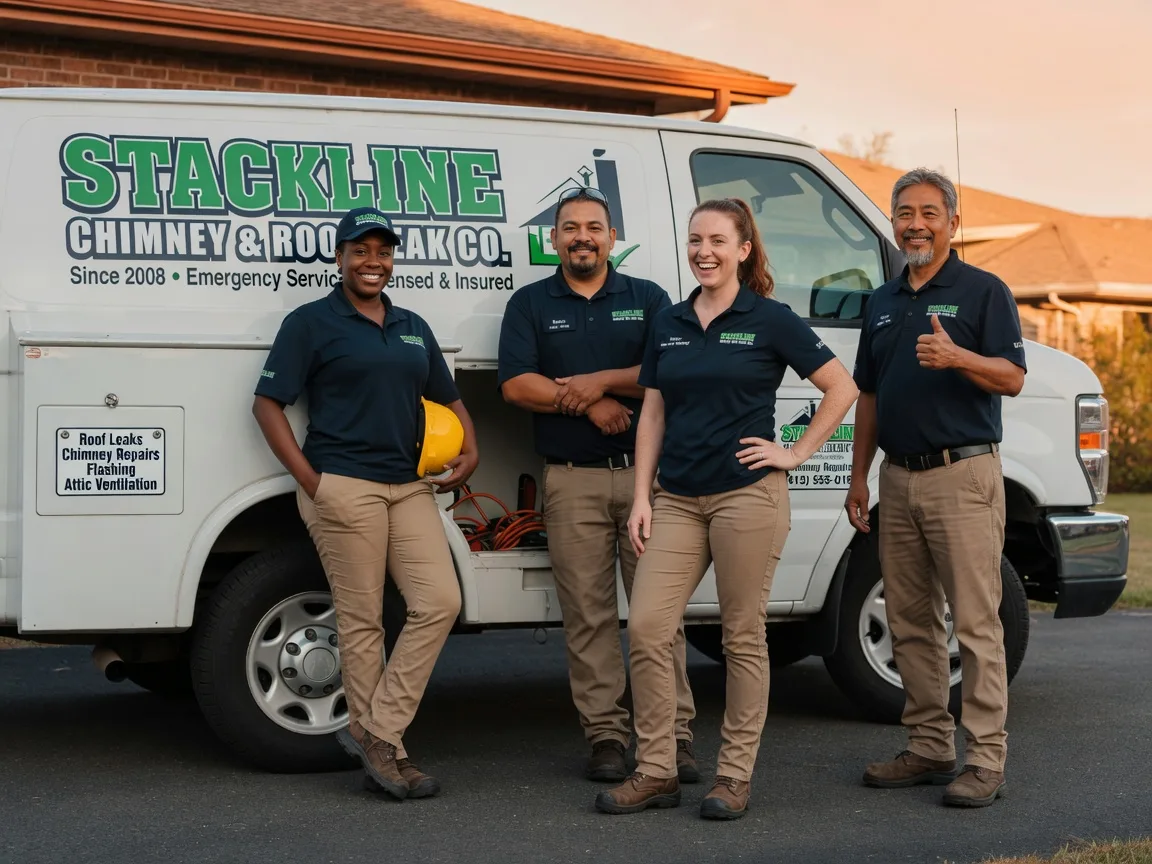 Chimney flashing repair company in Ozark, AR